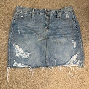 Denim skirt